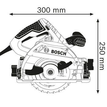 Bosch ručna kružna testera GKS 55+ GCE Professional 0601682100 Bosch ručna kružna testera GKS 55+ GCE Professional 0601682100