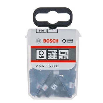 Bosch Tic Tac Impact Control nastavci T40 25 mm 2607002808 Bosch Tic Tac Impact Control nastavci T40 25 mm 2607002808