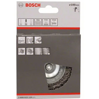 Bosch točak od talasaste žice 100x0,3 mm nerđajući 2608622124 Bosch točak od talasaste žice 100x0,3 mm nerđajući 2608622124