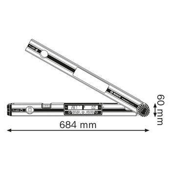Bosch uglomer GAM 270 MFL Professional 0601076400 Bosch uglomer GAM 270 MFL Professional 0601076400
