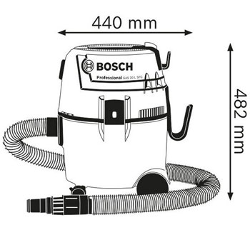 Bosch usisivač za mokro i suvo usisavanje GAS 20 L SFC Professional 060197B000 Bosch usisivač za mokro i suvo usisavanje GAS 20 L SFC Professional 060197B000