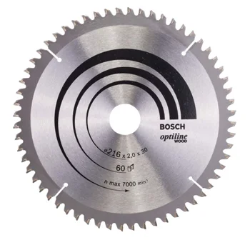 Bosch listovi kružnih testera Optiline Wood za drvo 216x30x2/1,4 48T i 60T 2608644659 Bosch listovi kružnih testera Optiline Wood za drvo 216x30x2/1,4 48T i 60T 2608644659