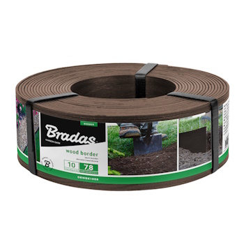 Bradas graničnik wood border 78mm 10m OBWBR1008 Bradas graničnik wood border 78mm 10m OBWBR1008