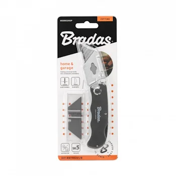 Bradas nož sklopivi metalni 19mm DIY-KN190201/B-4