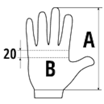 Bradas rukavice anti-cut cut cover 3 veličina 11 RWCC3PU11-2