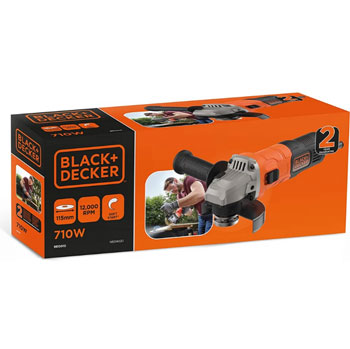 Black&Decker ugaona brusilica 710W BEG010-QS-6