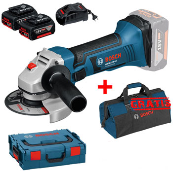 Bosch akumulatorska ugaona brusilica GWS 18-125 V-LI Professional 060193A30L + poklon Bosch torba Bosch akumulatorska ugaona brusilica GWS 18-125 V-LI Professional 060193A30L + poklon Bosch torba