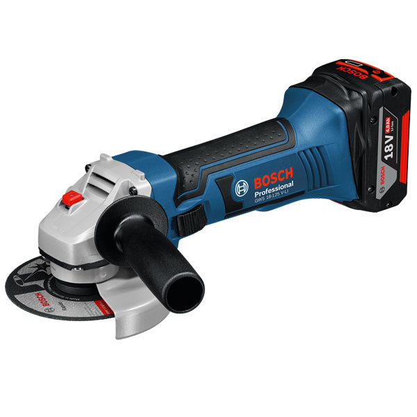 Bosch akumulatorska ugaona brusilica GWS 18-125 V-LI Professional 060193A30L + poklon Bosch torba 