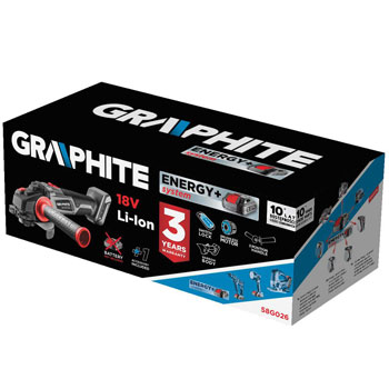 Graphite aku ugaona brusilica 58G026 Graphite aku ugaona brusilica 58G026