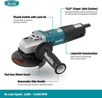 Makita ugaona brusilica 9565CVR-3