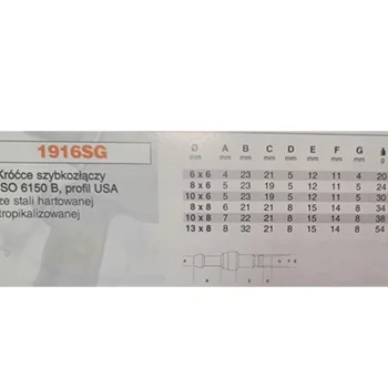 Beta brza spojka 6x6 1916SG-1