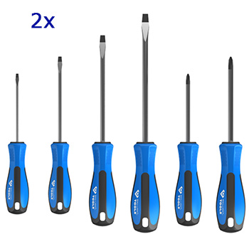 2x Brilliant Tools set odvijača 6 kom BT-031000 2x Brilliant Tools set odvijača 6 kom BT-031000