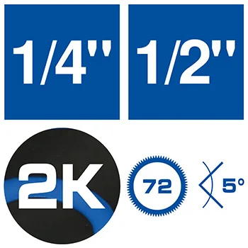 Brilliant Tools set račni 1/2 Brilliant Tools set račni 1/2