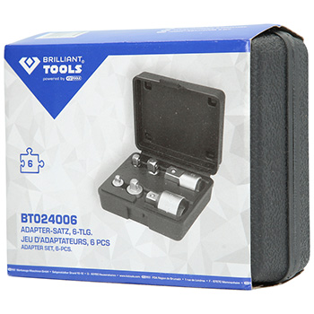 Brilliant Tools set adaptera 6 kom BT-024006 Brilliant Tools set adaptera 6 kom BT-024006