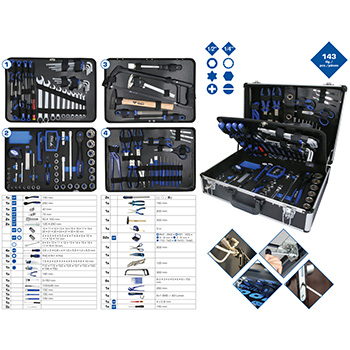 Brilliant Tools kofer za alat sa 143 univerzalna alata BT-024143 Brilliant Tools kofer za alat sa 143 univerzalna alata BT-024143
