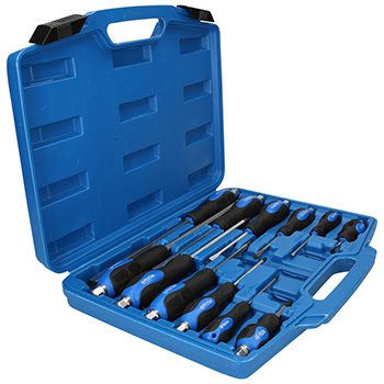 Brilliant Tools set odvijača s udarnom kapom 12 kom BT-034012-2