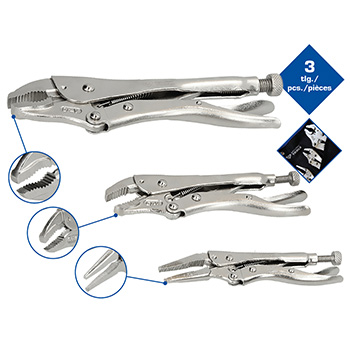 Brilliant tools set grip klešta 3-delni BT-065003 Brilliant tools set grip klešta 3-delni BT-065003