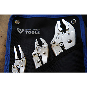 Brilliant tools set grip klešta 3-delni BT-065003 Brilliant tools set grip klešta 3-delni BT-065003