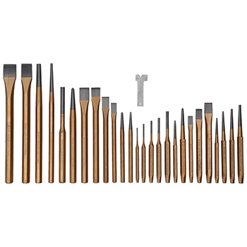 Brilliant Tools set sekača, probijača i izbijača, 28-delni BT-085030 Brilliant Tools set sekača, probijača i izbijača, 28-delni BT-085030