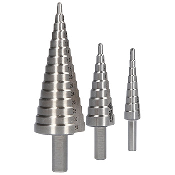 Brilliant Tools set stepenastih burgija 3-delni BT-101925 Brilliant Tools set stepenastih burgija 3-delni BT-101925