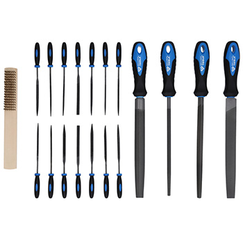 Brilliant Tools set turpija sa četkom, 19-delni BT-103030 Brilliant Tools set turpija sa četkom, 19-delni BT-103030
