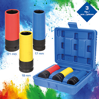 Brilliant Tools set gedora za aluminijumske felne 17/19/21mm BT-691005 Brilliant Tools set gedora za aluminijumske felne 17/19/21mm BT-691005