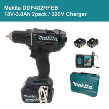 Makita akumulatorska bušilica DDF482RFEB-3