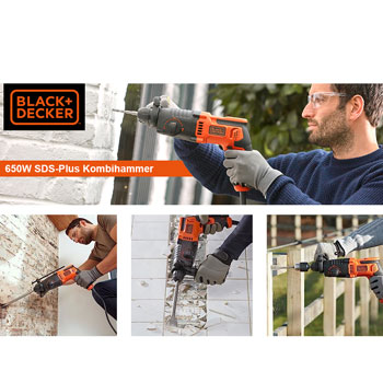 Black&Decker SDS-PLUS bušilica 650W BEHS01 Black&Decker SDS-PLUS bušilica 650W BEHS01