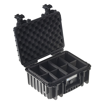 B&W International kofer za alat outdoor sa sunđerastim pregradama, crni 3000/B/RPD