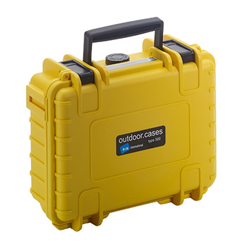 B&W International kofer za alat outdoor sa sunđerastim uloškom, žuti 500/Y/SI-1
