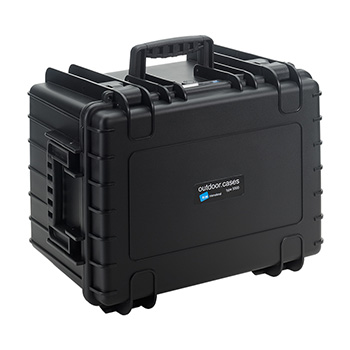 B&W International kofer za alat outdoor sa sunđerastim pregradama, crni 5500/B/RPD-1