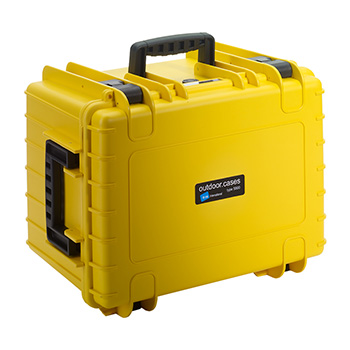 B&W International kofer za alat outdoor sa sunđerastim pregradama, žuti 5500/Y/RPD-1