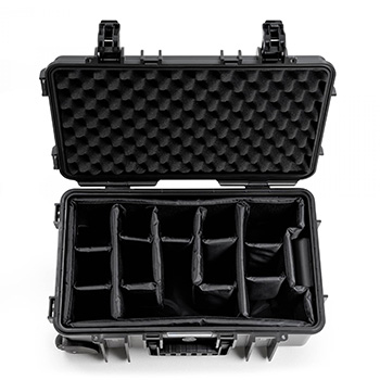 B&W International kofer za alat outdoor sa sunđerastim pregradama, crni 6600/B/RPD-1