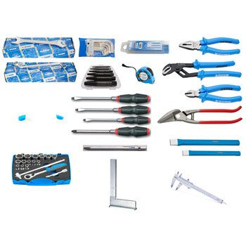 Set bravarskog alata od 71 dela u B&W torbi za alat GAMMA 900/71G Set bravarskog alata od 71 dela u B&W torbi za alat GAMMA 900/71G