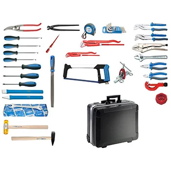 Set UNIOR vodoinstalaterskog alata od 49 delova u B&W koferu za alat GO 900/49G Set UNIOR vodoinstalaterskog alata od 49 delova u B&W koferu za alat GO 900/49G