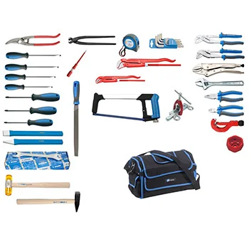 Set UNIOR vodoinstalaterskog alata od 49 delova u B&W torbi za alat WORK 900/49W Set UNIOR vodoinstalaterskog alata od 49 delova u B&W torbi za alat WORK 900/49W