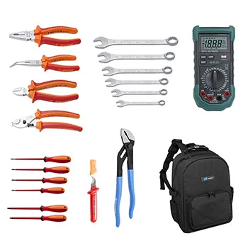 Set UNIOR alata za električare od 19 delova u B&W rancu za alat MOVE 900/19M Set UNIOR alata za električare od 19 delova u B&W rancu za alat MOVE 900/19M