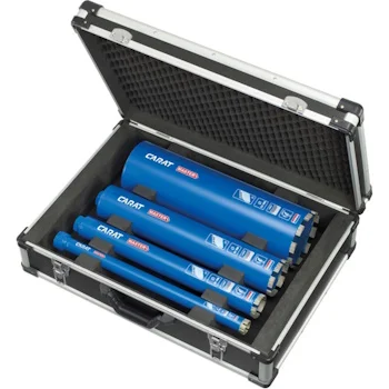 Carat dijamantska bušilica za bušenje betona 2000W A-2031 + set dijamantskih krunastih burgija Ø31/51/81/131mm hAMB2031S01-5