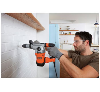 Black&Decker SDS-PLUS čekić bušilica 1250W BEHS03K Black&Decker SDS-PLUS čekić bušilica 1250W BEHS03K