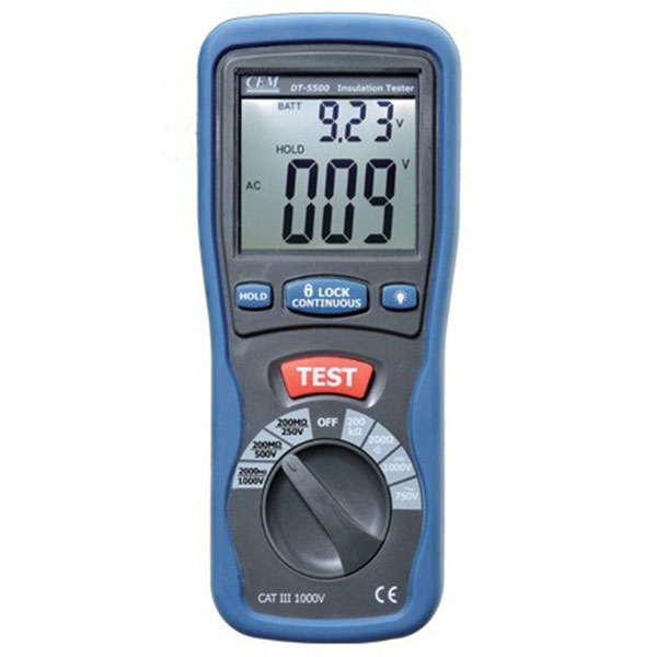 Cem tester izolacije 1000V DT-5500 Cem tester izolacije 1000V DT-5500