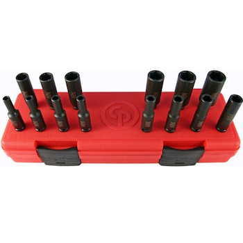 Chicago Pneumatic set dubokih udarnih nasadnih ključeva 1/4 Chicago Pneumatic set dubokih udarnih nasadnih ključeva 1/4