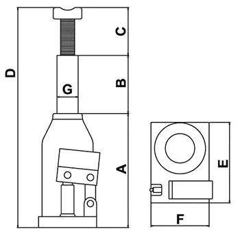 Chicago Pneumatic stubna dizalica 8t CP81080 Chicago Pneumatic stubna dizalica 8t CP81080