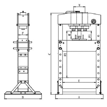 Chicago Pneumatic presa 15t CP86150-1