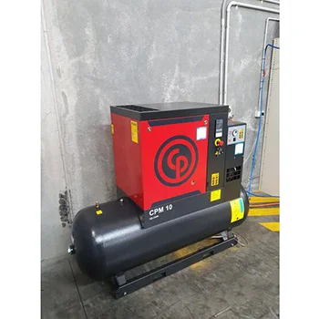 Chicago Pneumatic vijčani kompresor 7.5kW CPM 10 8 bara sa 500l rezervoarom sa sušačem-1