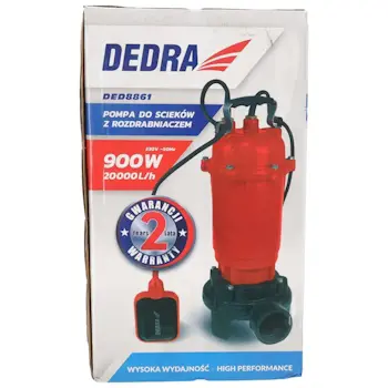 Dedra pumpa za prljavu vodu sa sekačem 900W DED8861-6