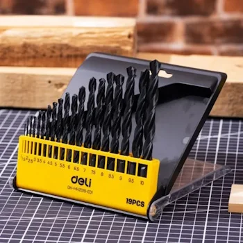 Deli burgije za čelik HSS 1.0- 10mm set 19/1 EDH-MHZ019-ED1 Deli burgije za čelik HSS 1.0- 10mm set 19/1 EDH-MHZ019-ED1