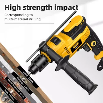 Deli električna udarna bušilica 820W 13mm EDL-CZ13-E6 Deli električna udarna bušilica 820W 13mm EDL-CZ13-E6