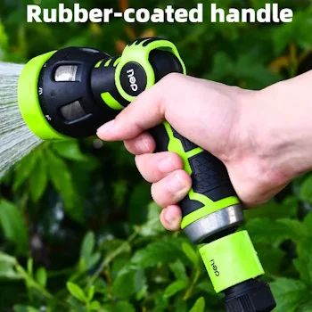 Deli pištolj za prskanje sa 9 režima TPR Green line 3/4 Deli pištolj za prskanje sa 9 režima TPR Green line 3/4