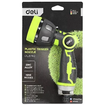 Deli pištolj za prskanje sa 9 režima TPR Green line 3/4 Deli pištolj za prskanje sa 9 režima TPR Green line 3/4