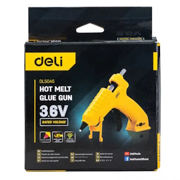 Deli pištolj za topljivi lepak baterijski 3.7V 2Ah EDL5045 Deli pištolj za topljivi lepak baterijski 3.7V 2Ah EDL5045